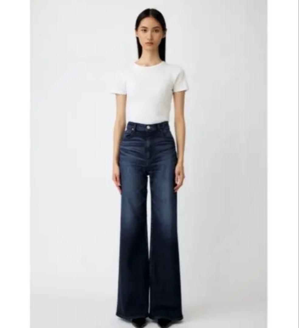【MOUSSY】23インチADVANCED LONGLEG FLARE 美品