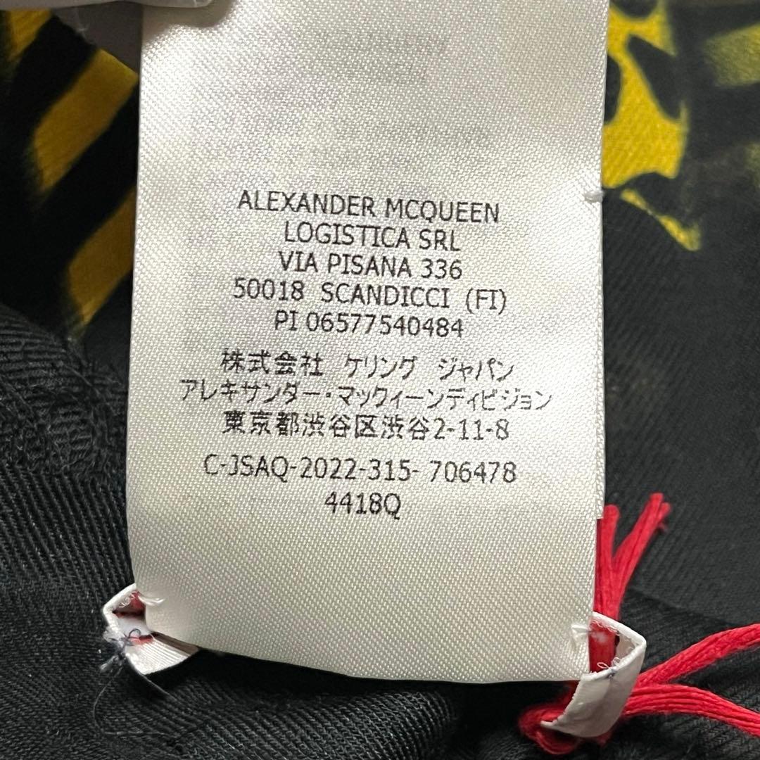 Alexander McQueen ストール スカル レーヨン 美品 タグ付き