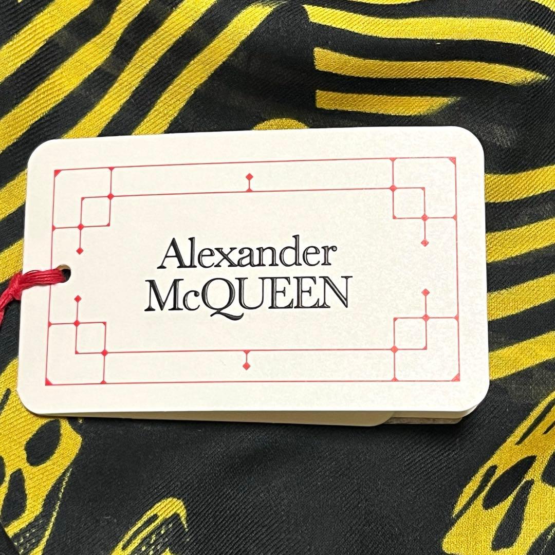 Alexander McQueen ストール スカル レーヨン 美品 タグ付き