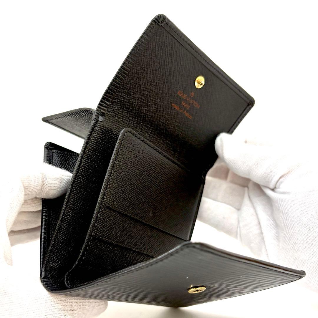 【美品】ルイヴィトン Wホック エピ ポルトモネ ビエ カルト クレディ 財布