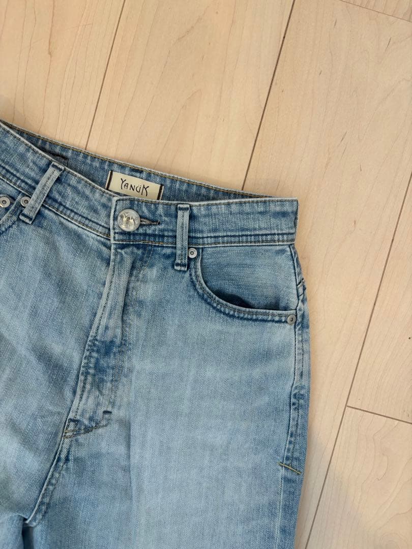 YANUK 23inchJOANストレートデニムパンツ
