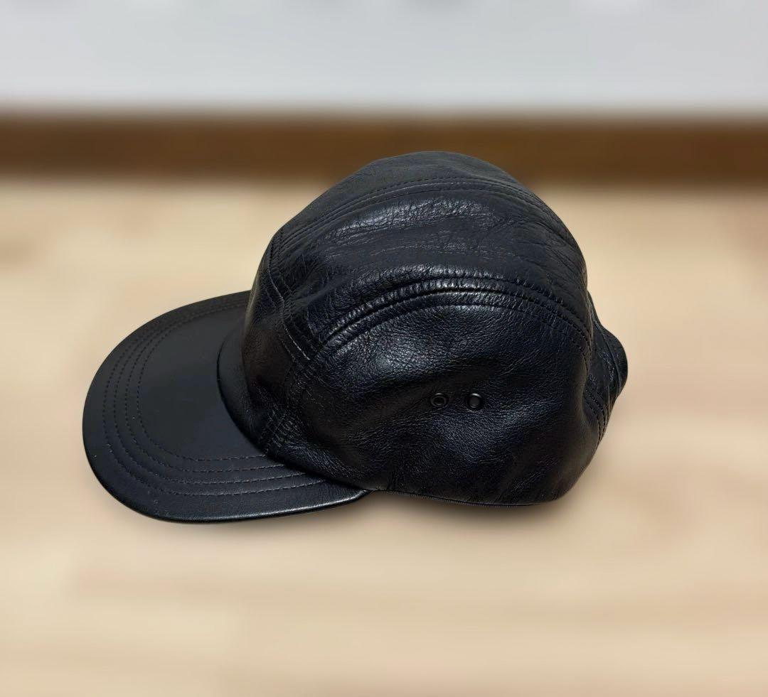 Hender Schema レザージェットキャップ　ブラック