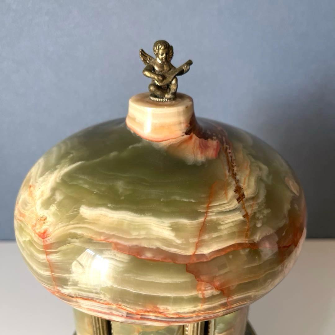 『修理　必要』リュージュ　陶器製カラクリ オルゴール　葉巻入れ　reuge