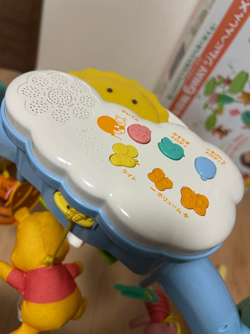 【美品】プーメリー ディズニー ベビージム 音楽機能付き