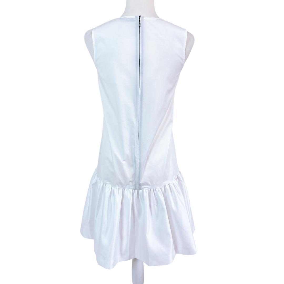 【美品】YOKOCHAN ノースリーブワンピース Ｖネック スカート 38 無地