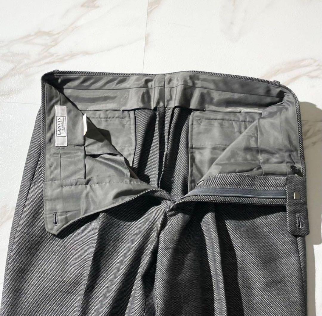 【未使用級✨】LANVIN ダブル スーツ セットアップ グレー M