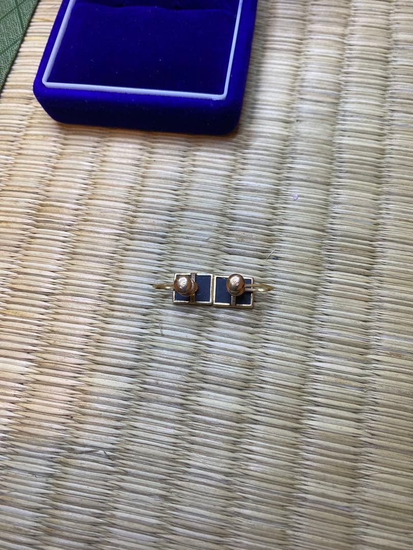 オパール スクエア型 カフリンクス