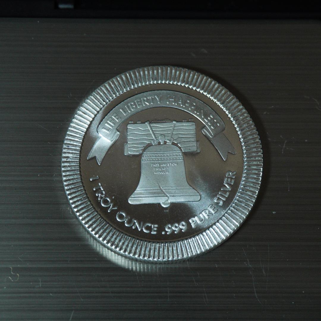 1オンス SilverTowne リバティベル 銀貨 シルバー ラウンド