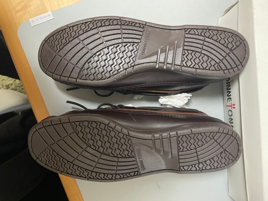未使用　MINNETONKA ブラウン 28センチ　US10インチ