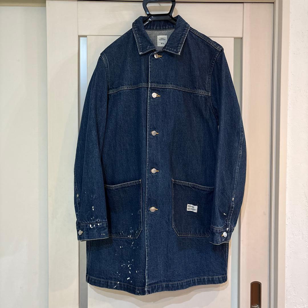 希少 サイズ3 BEDWIN デニムカバーオール ショップコート ペンキ