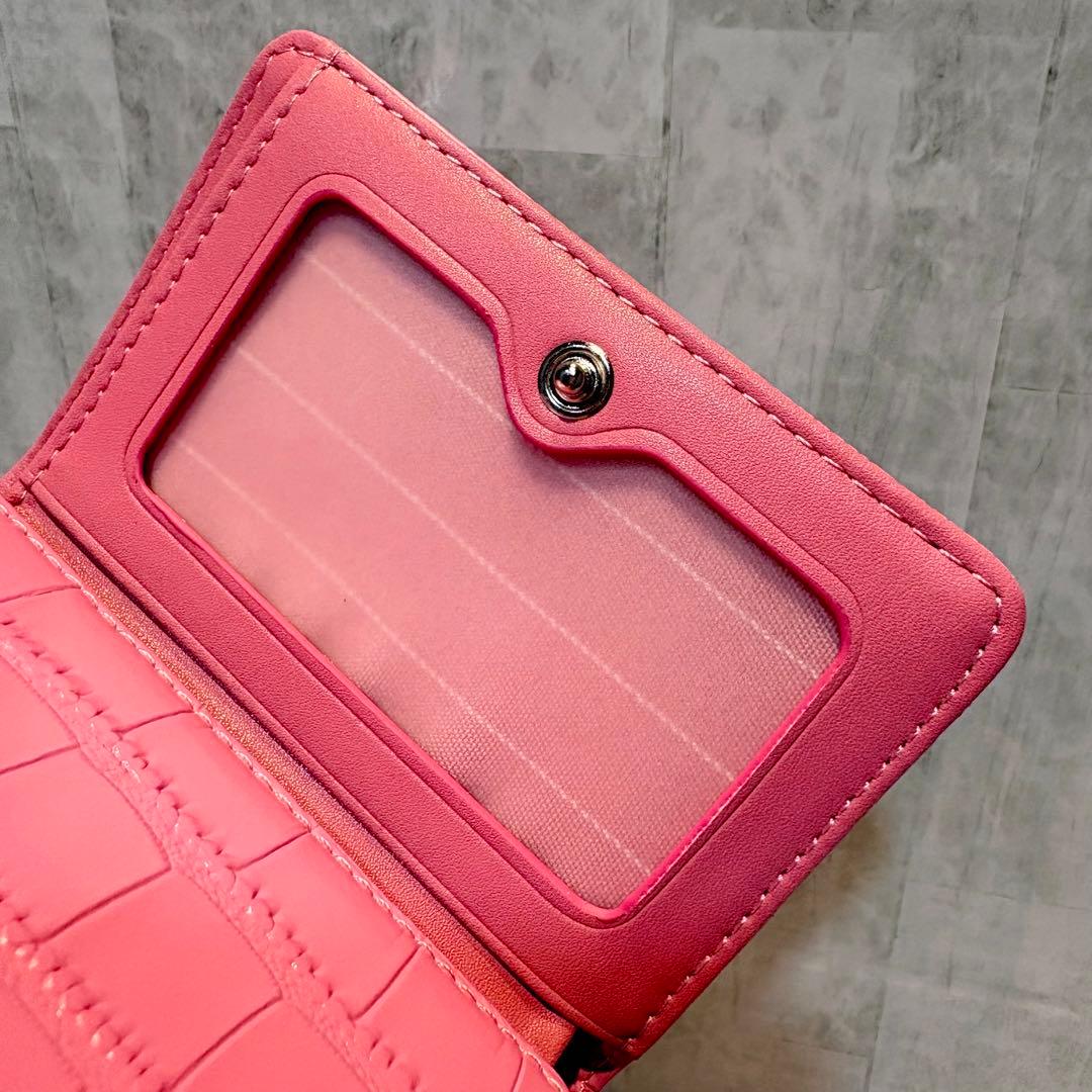 Vivienne Westwood 3つ折り財布 / クロコ型/ピンク