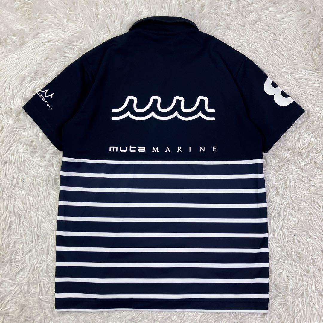 MUTA MARINE GOLFムータマリンゴルフ　ポロシャツ　XLサイズ