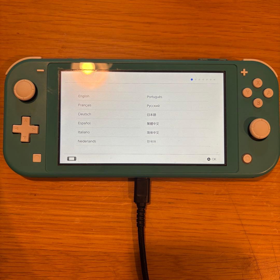 Nintendo Switch Lite ターコイズ 本体　ジャンク