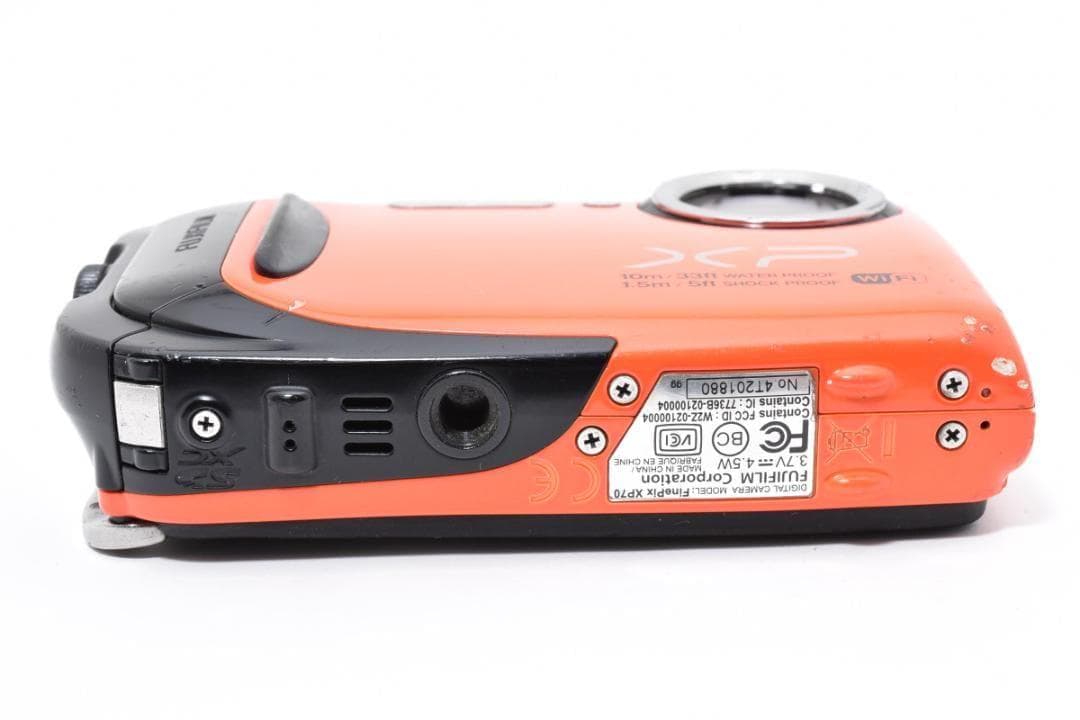 オレンジ 防水 FUJIFILM FINEPIX XP70