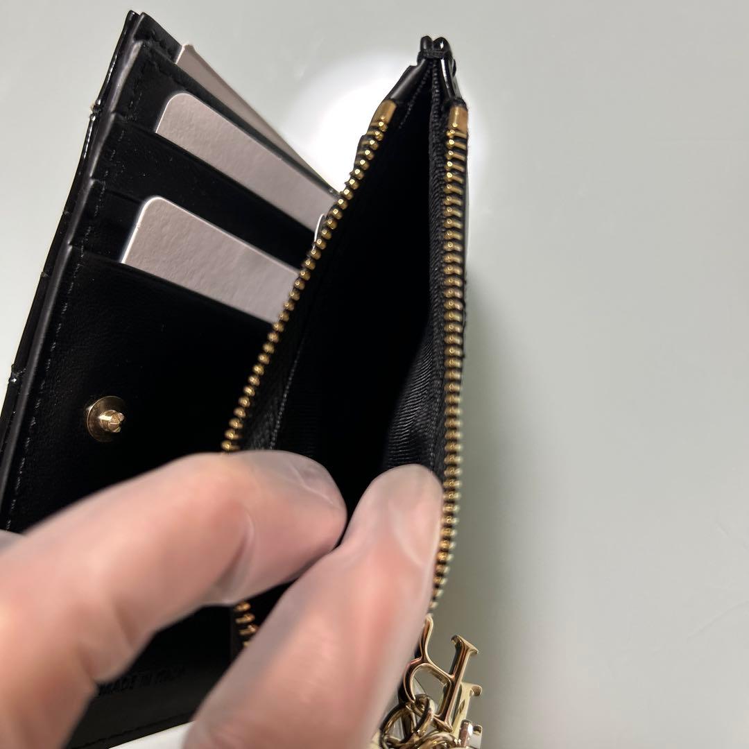 Christian Dior 二つ折り財布 エナメル