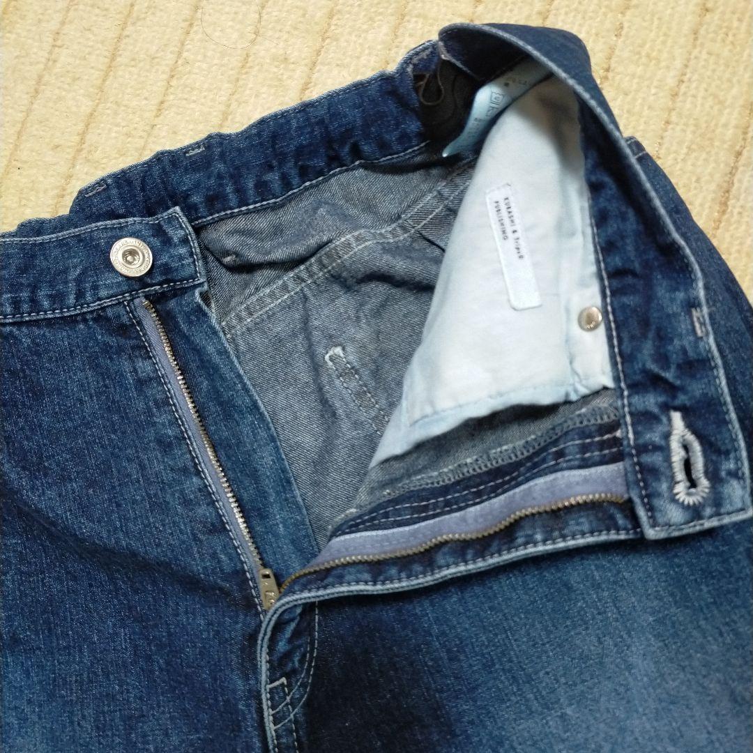 「品よく、こなれる」新定番のストレートデニム M　インディゴブルー　試着のみ