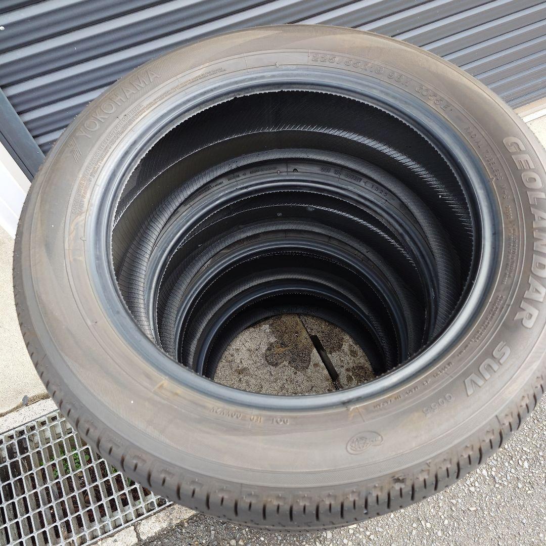 ★バリ溝!YOKOHAMA GEOLANDAR （225/55R18）４本①