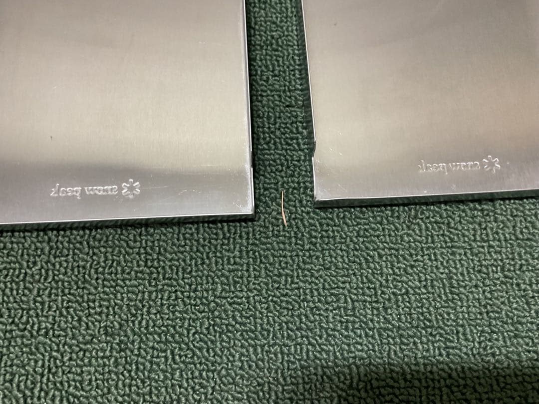 【 廃盤品・浮文字・穴なし 】リッドトレーハーフユニット スノーピーク