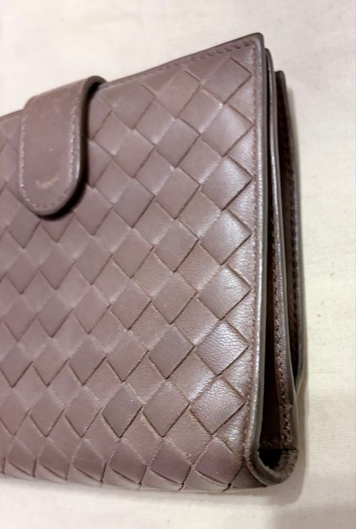 AYANA⭐︎Bottega Veneta ピンクベージュ二つ折り財布