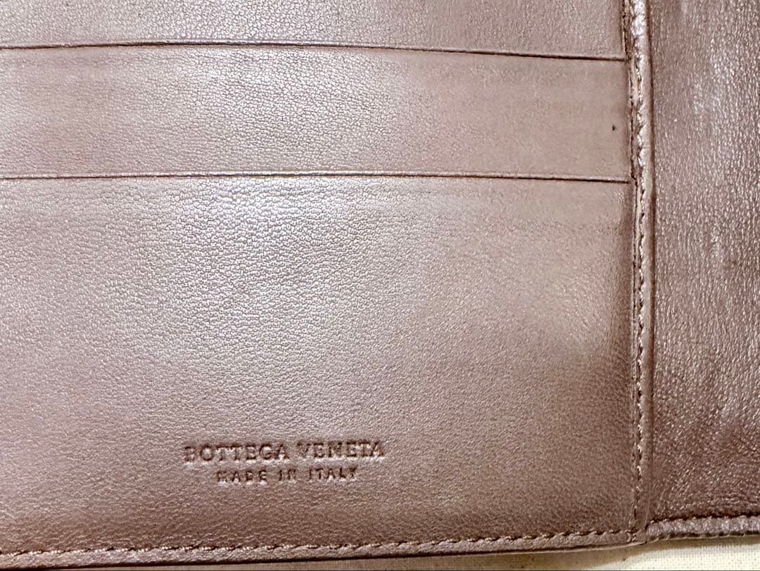 AYANA⭐︎Bottega Veneta ピンクベージュ二つ折り財布