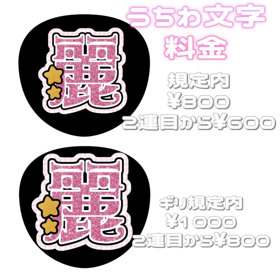 連結文字パネル 連結うちわ文字 ネームボード オーダーページ