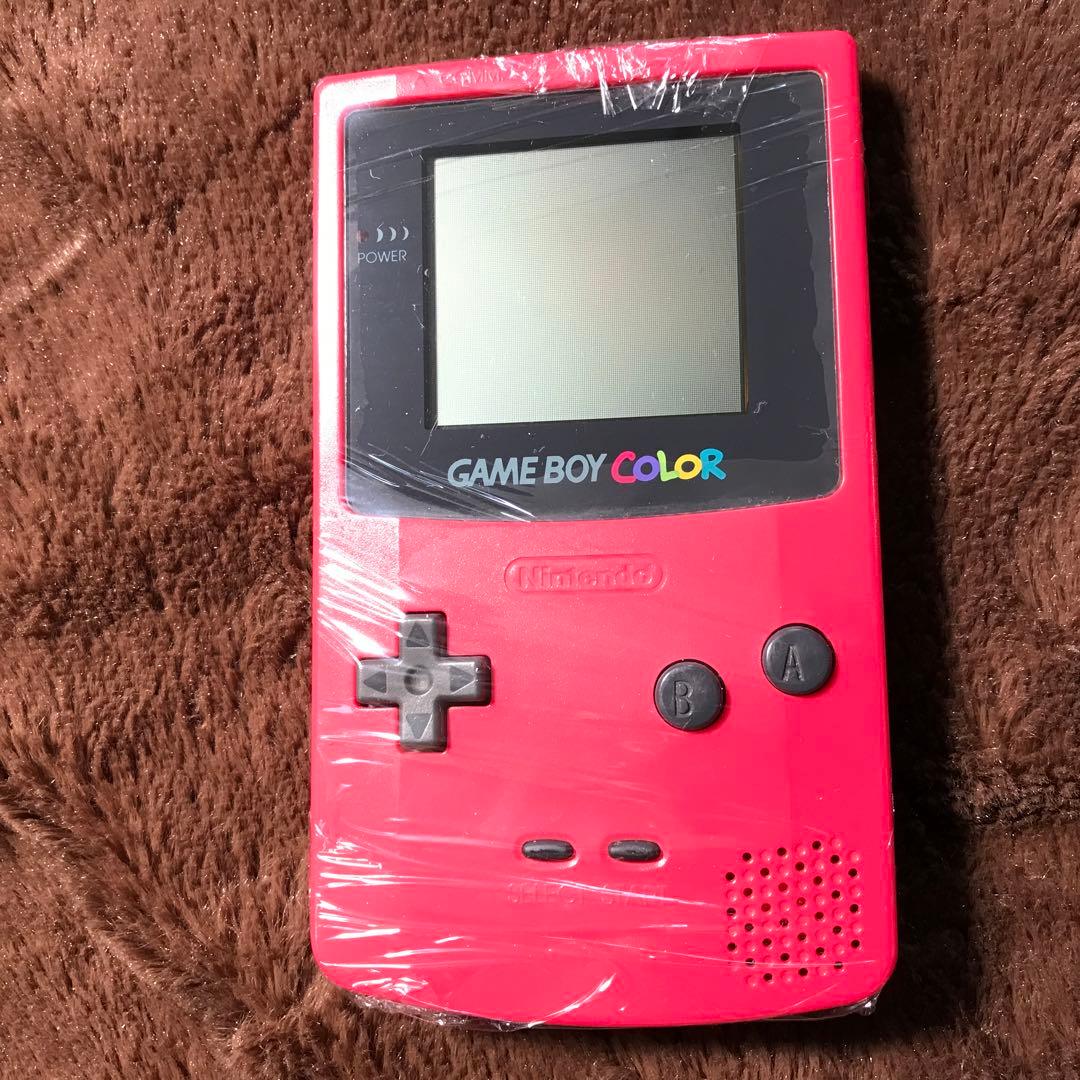 任天堂ゲームボーイカラーのレツド、美品