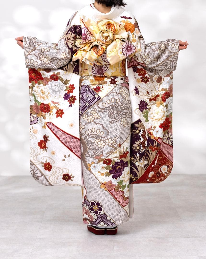 ≪即着用可能≫ 振袖 正絹フルセット 150cm~160cmの方用【937】