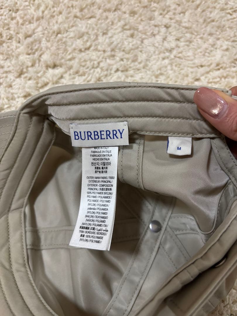 Burberry ナイロンベースボールキャップ