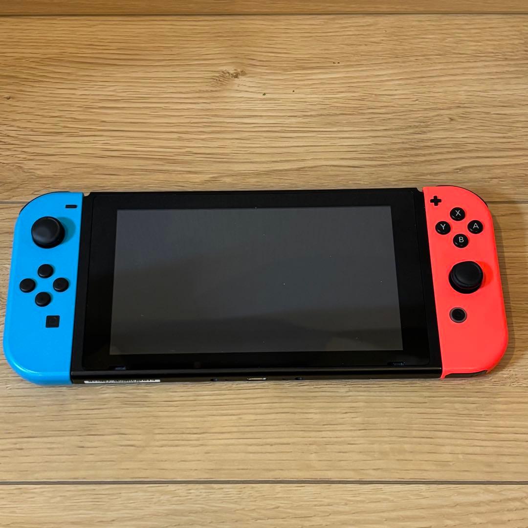 【美品】Nintendo Switch 本体 バッテリー強化版 レッド/ブルー