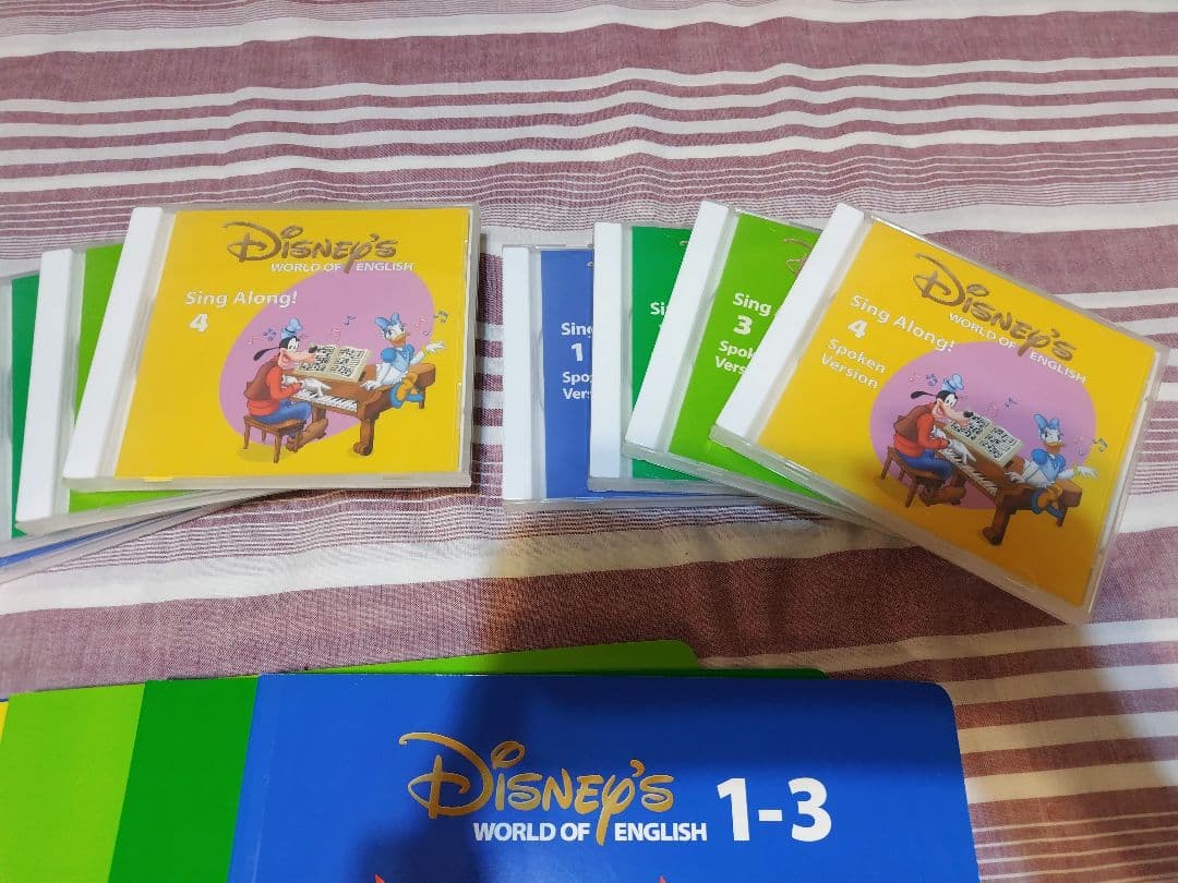 美品☆DWEシングアロングDVD＆CD ディズニー英語システムDVD 幼児英語