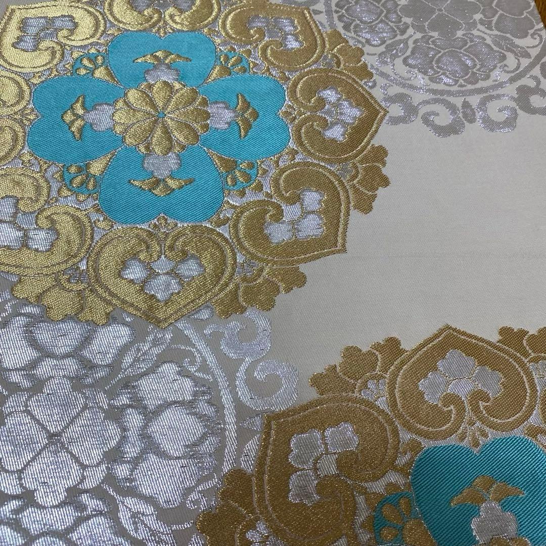 振袖フルセット❤️豪華off-white暈し✨菊牡丹藤垂れ金銀糸刺繍際立つ✨逸品