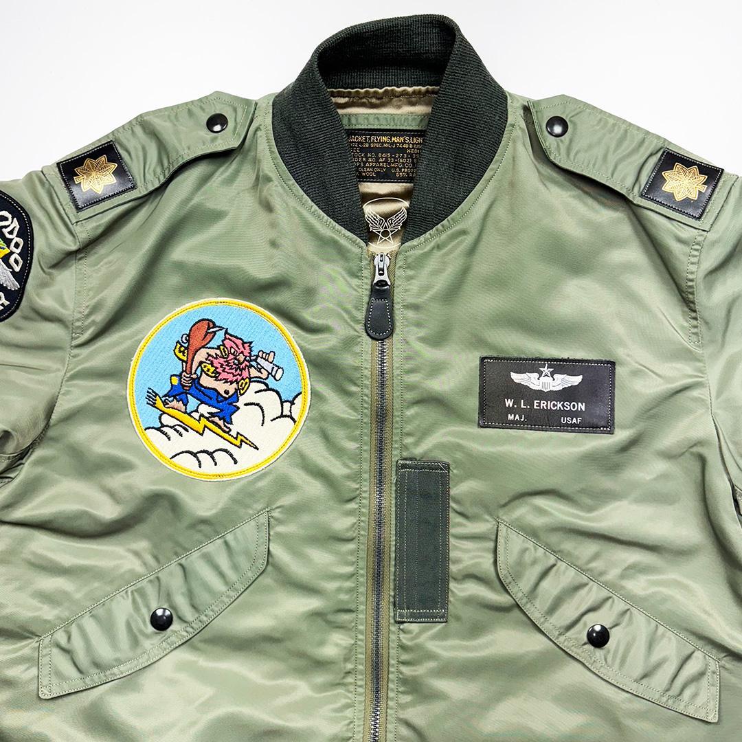 【実名復刻】L-2B　バズリクソンズ　フライトジャケット　M　パッチ東洋MA-1