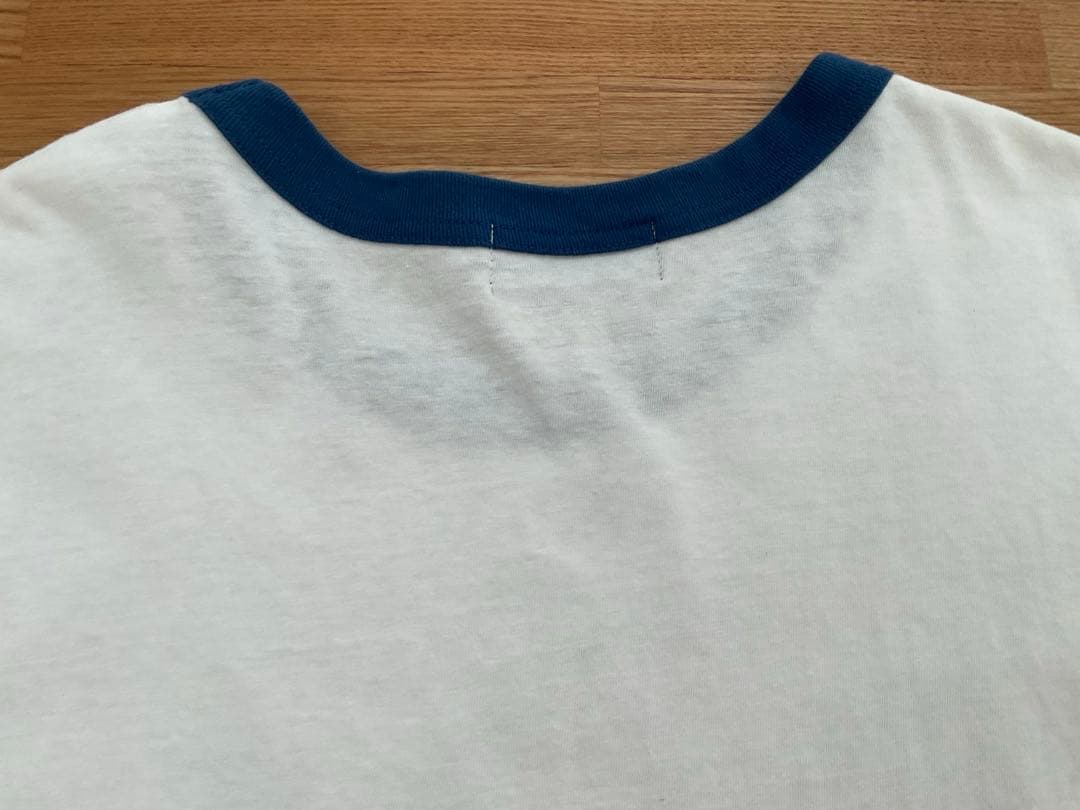 HYSTERIC GLAMOUR 半袖Tシャツ　リンガーT メンズS ブルー