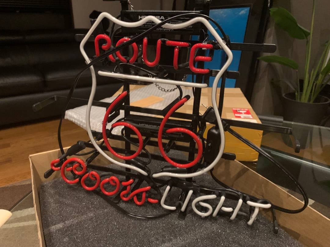 ルート66 カスタムネオサイン　未使用 ROUTE66 引き渡し済み商品