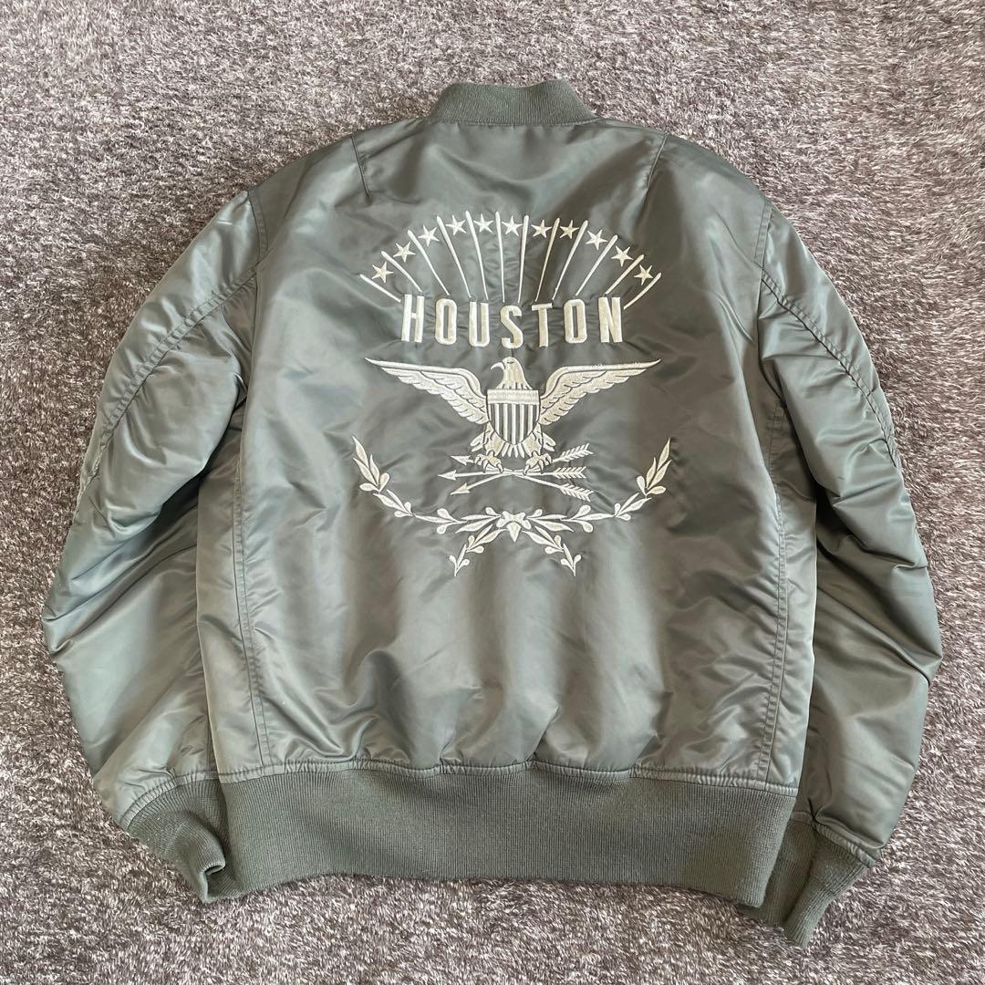 【専十郎】HOUSTON ヒューストン MA-1 ミリタリージャケット