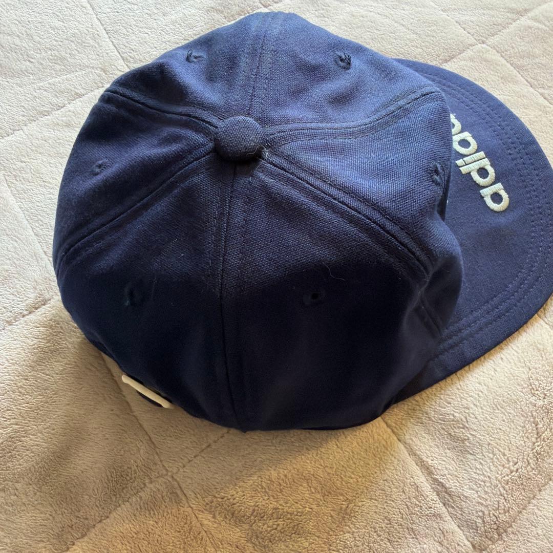 80s adidas cap デサント製 トレフォイルロゴ