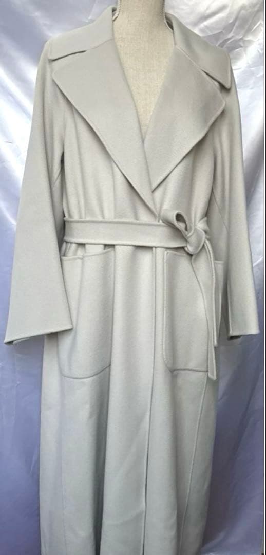 S.Max Mara ウールベルテッドコート/新品未使用