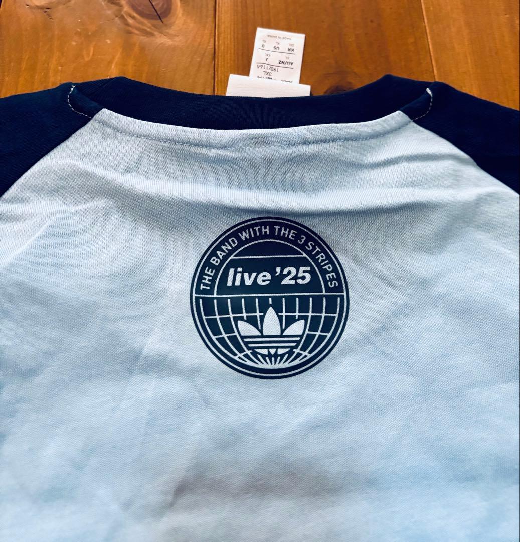 新品！adidas × Oasis ツアースリーストライプス Tシャツ　XL