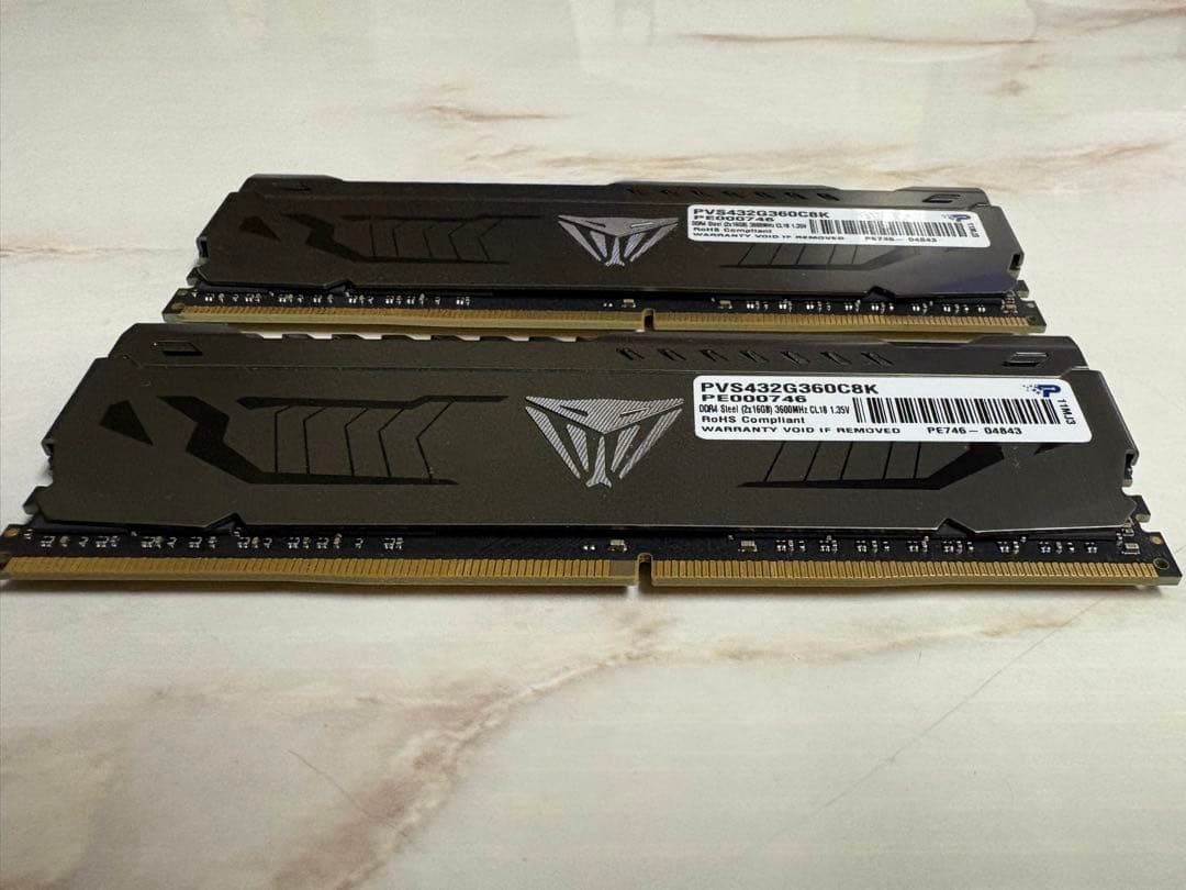 メモリー Patriot Viper Steel DDR4 3600MHz 32GB