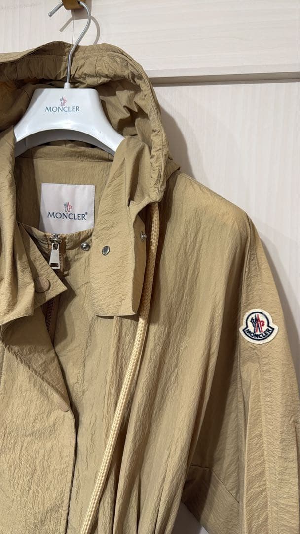 未使用モンクレールMONCLER ベージュ ロングジャケット コート 1