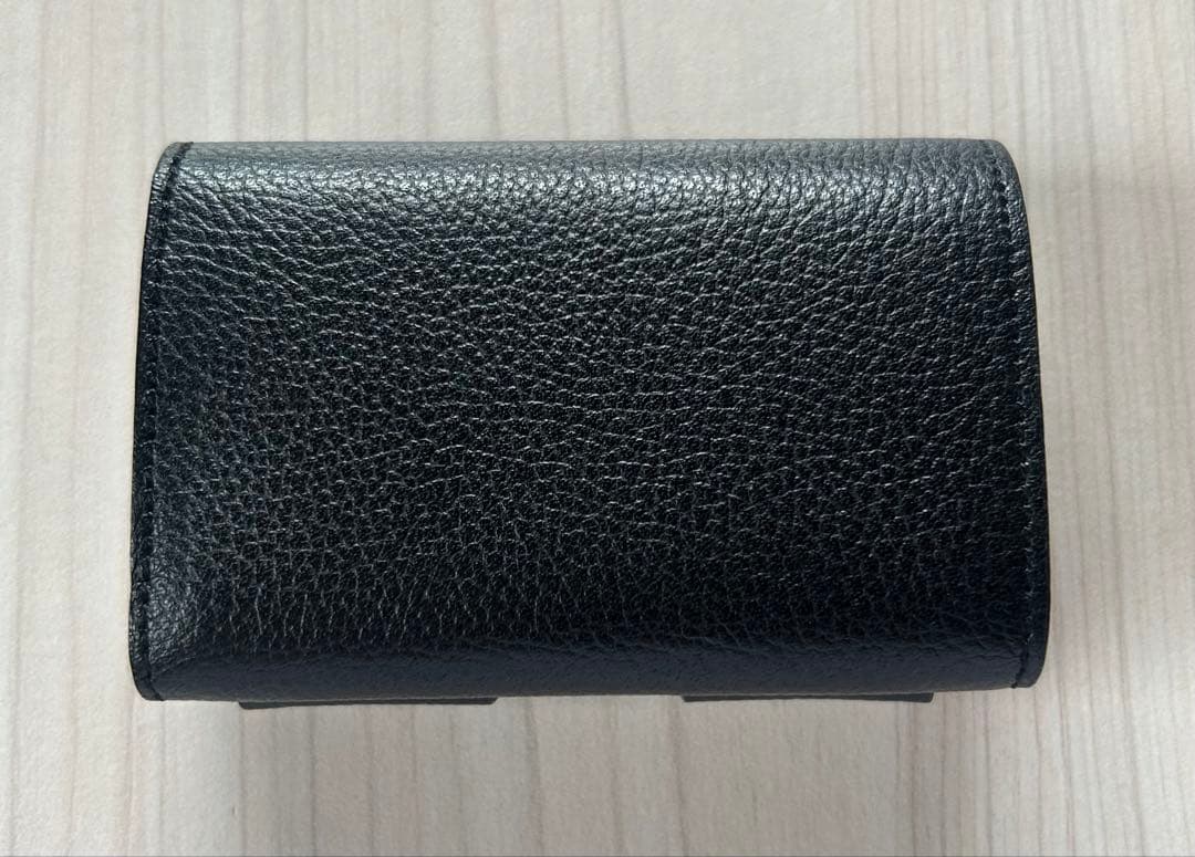 Maison Sbond ブラック 三つ折り財布　左きき用