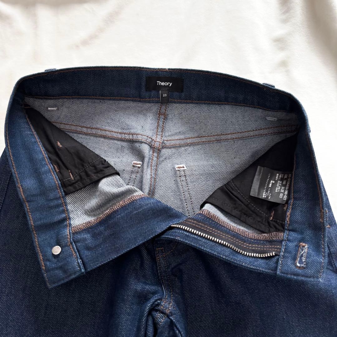 極美品☆Theory 2025SS RELAXED DENIM STRAIGHT
