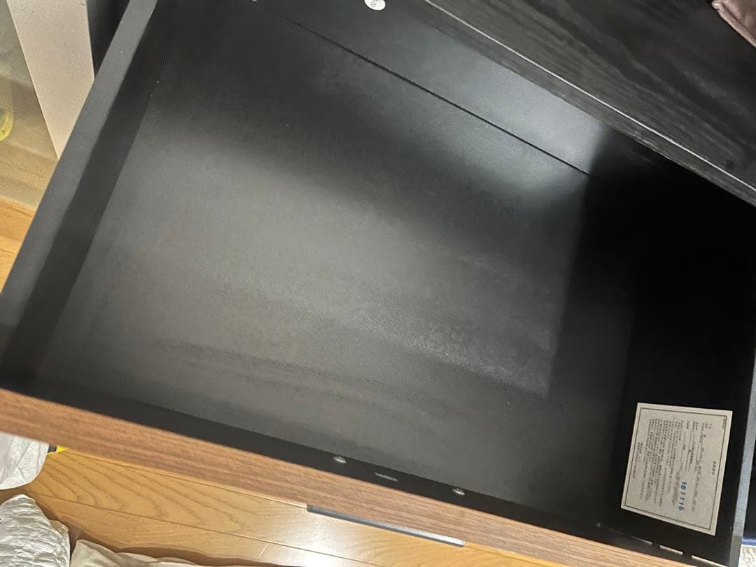 木製チェスト 幅59cm 4段　ニトリ　チェストステイン