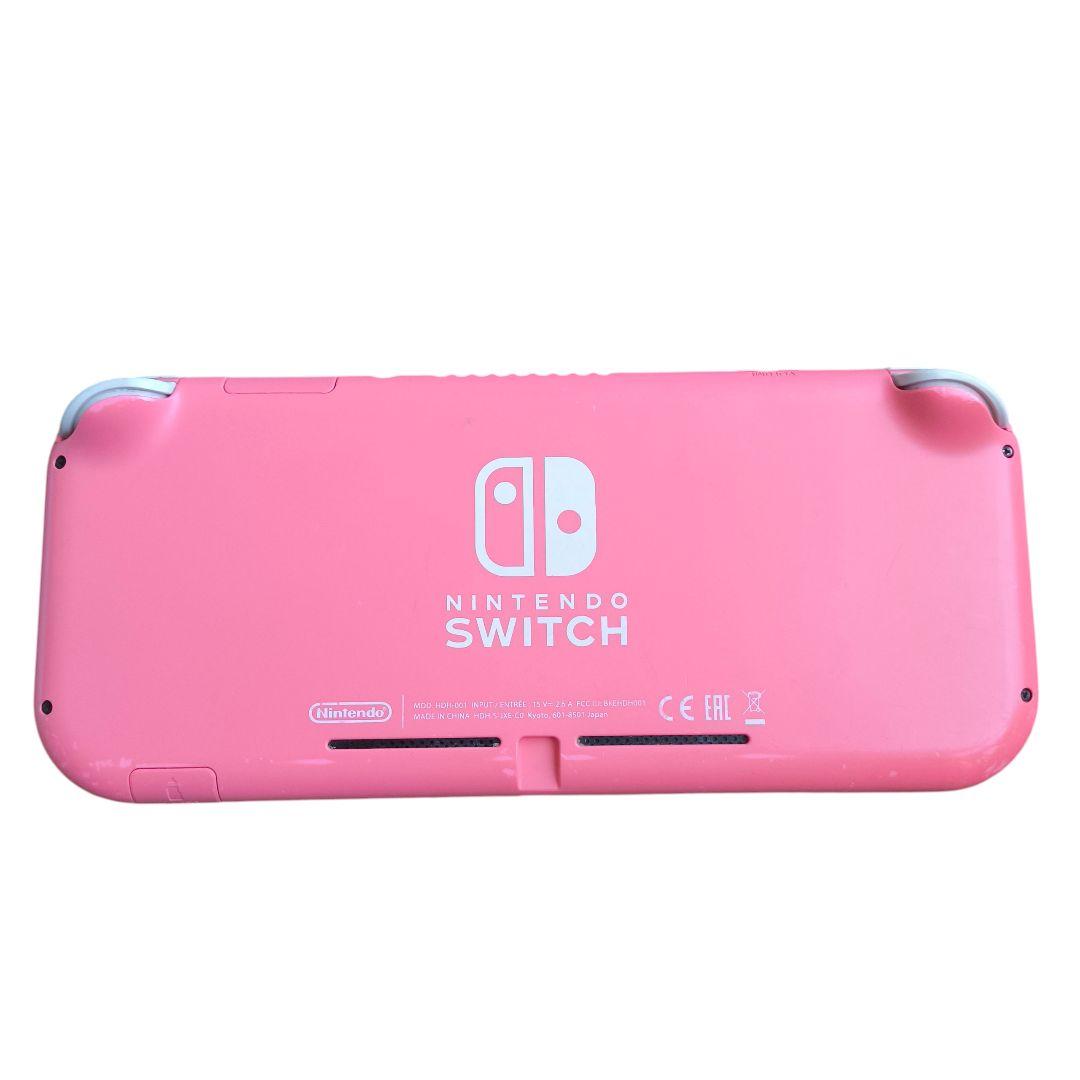 【ジャンク品】 Switch Lite コーラルピンク ブルースクリーン