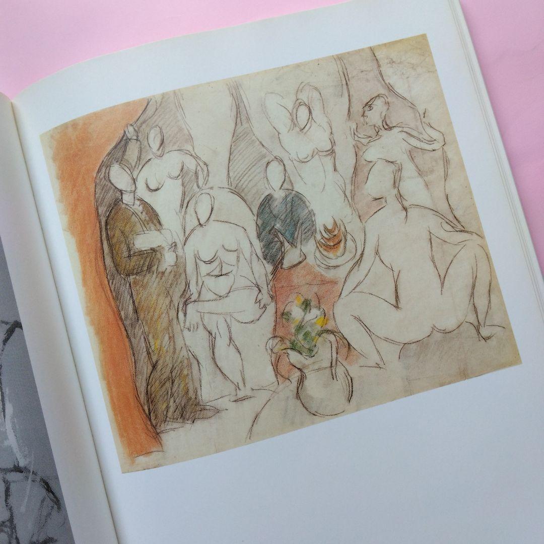 大型本 ピカソ展カタログ（独語) パステル画 鉛筆画 水彩画 デュッセルドルフ