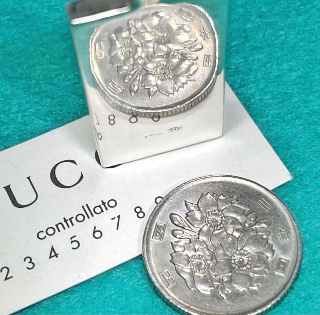 美品　オールドGUCCI ロゴプレートネックレス