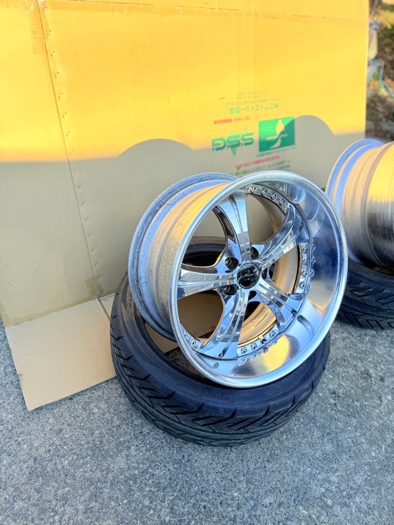 ヴィエナ クラージェ ビエナ クラージュ 9.5j 深リム18インチjzx100