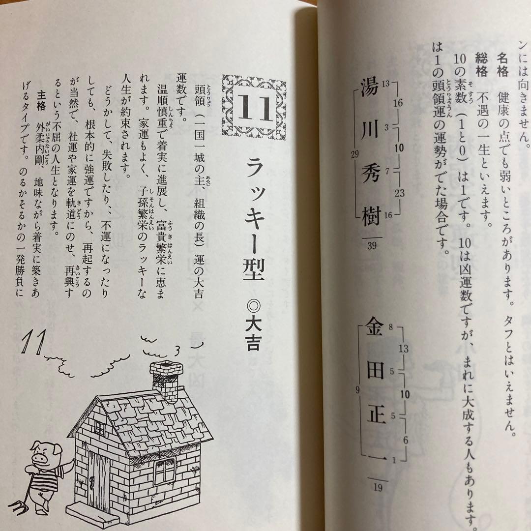 数命学による姓名判断