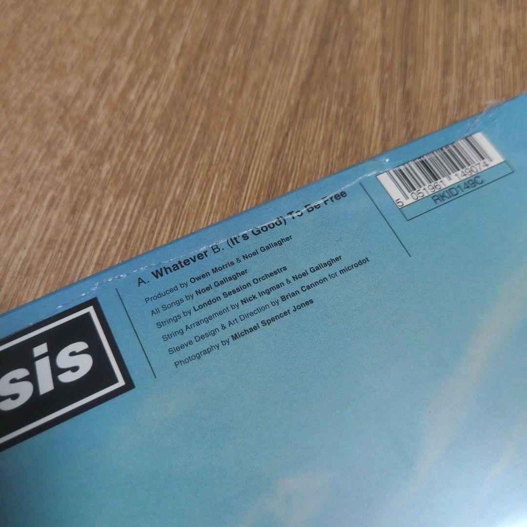オアシス「Whatever（30th Anniversary）」〈7\"シングル〉