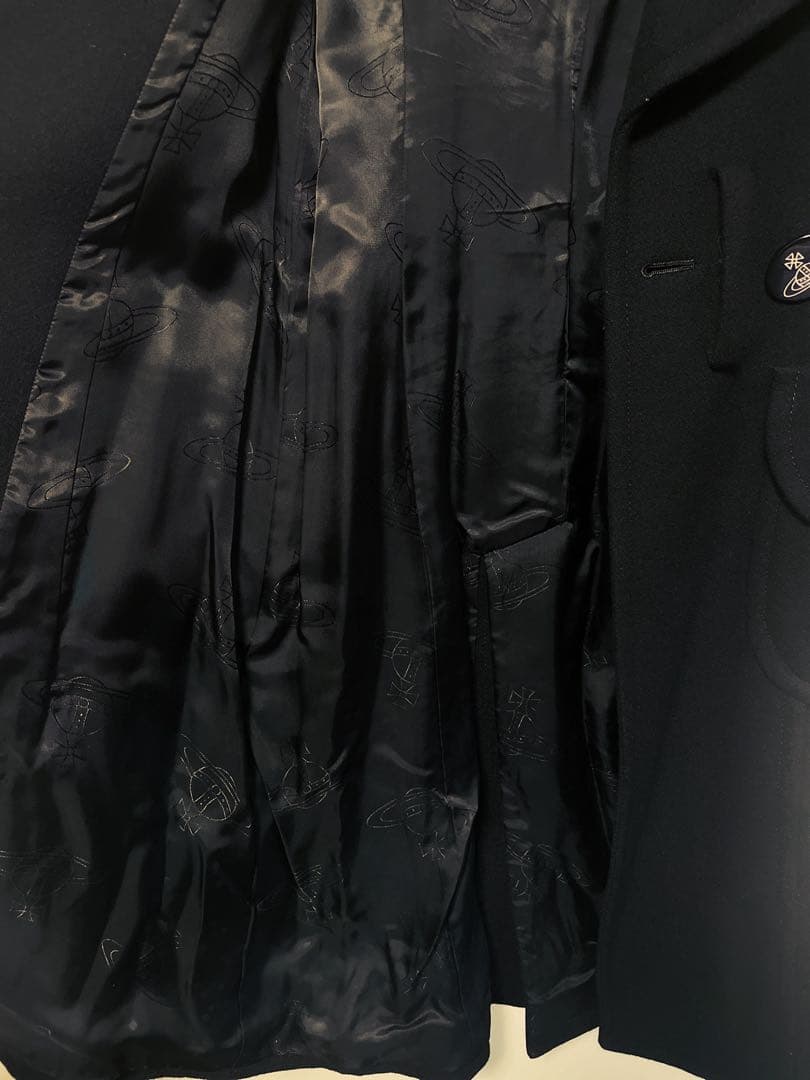 日*0様 Vivienne Westwood ハート襟ロングコート ブラック 3